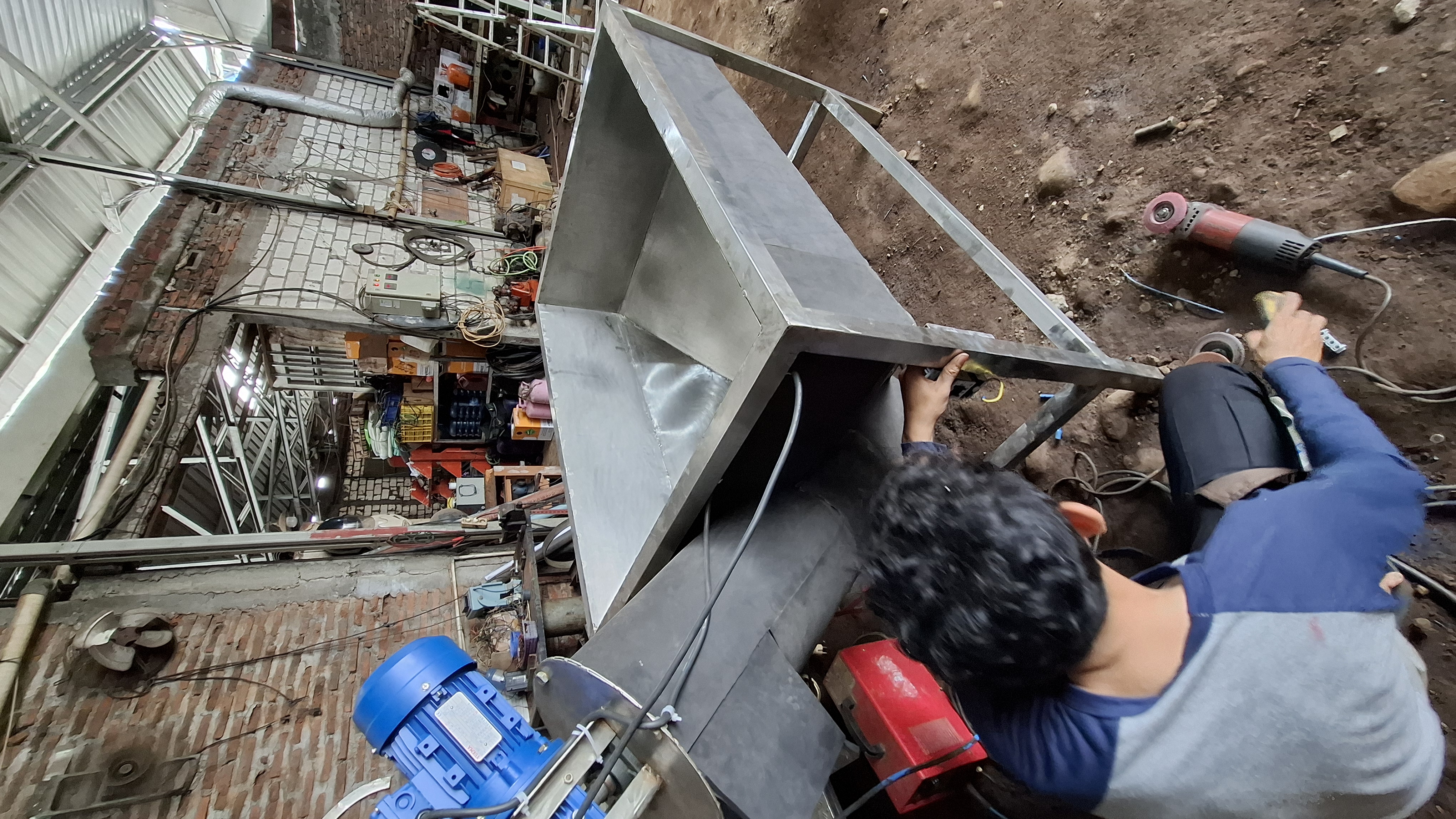 Pembuatan ice bin